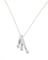 Collana Recarlo Donna Eternity in Oro bianco Diamante 0.44 Ct P02TC679/045 - P02TC679/045